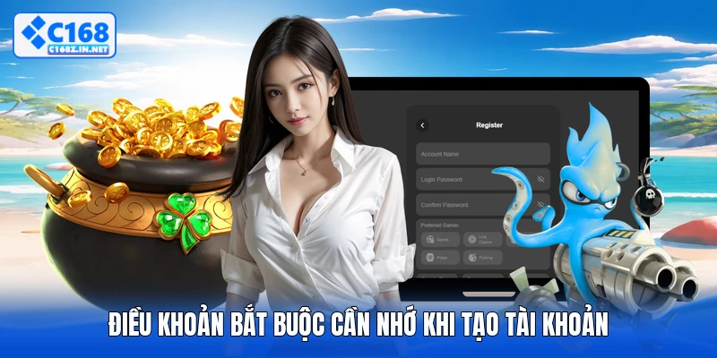 Điều khoản bắt buộc cần nhớ khi tạo tài khoản